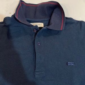 Burberry Navy blue polo.